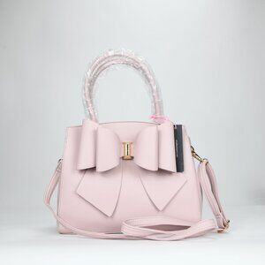 Like Dreams / Crossi Park Bowtie Satchel Bag - Blush